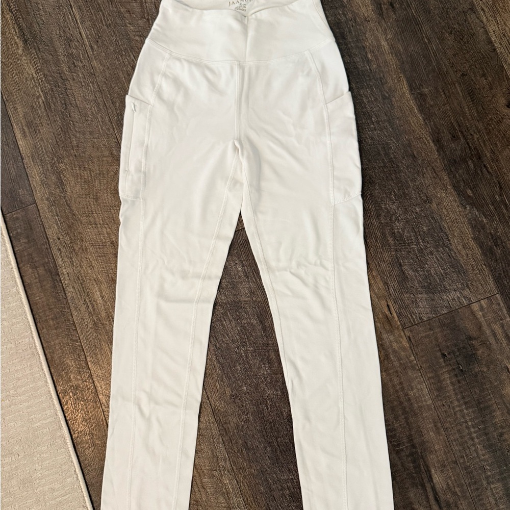 Jaanuu White Scrub Pants